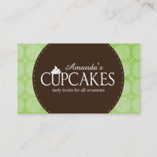 Cute Cupcake-template voor visitekaartjes