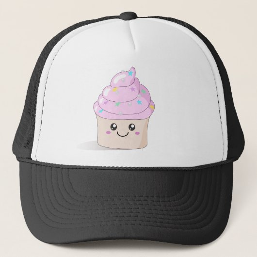 Cute Cupcake Trucker Pet (Voorkant)