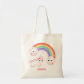 Cute Cupcake Unicorn Tote Bag (Voorkant)