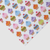Cute Cupcake-variëteit Tissuepapier (Detail)
