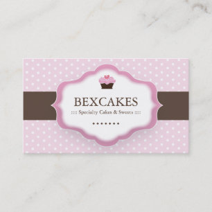 Cute Cupcake Visitekaartje