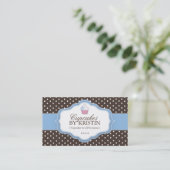 Cute Cupcake Visitekaartje (Staand voorkant)