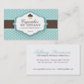 Cute Cupcake Visitekaartje (Voorkant / Achterkant)