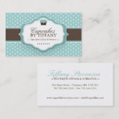 Cute Cupcake Visitekaartje (Voorkant / Achterkant)