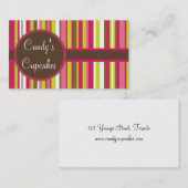 Cute Cupcake Visitekaartje (Voorkant / Achterkant)