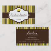 Cute Cupcake Visitekaartje (Voorkant / Achterkant)