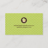 Cute Cupcake-Visitekaartjes Visitekaartje (Achterkant)