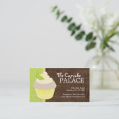 Cute Cupcake-Visitekaartjes Visitekaartje (Staand voorkant)