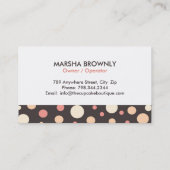 Cute Cupcake-Visitekaartjes Visitekaartje (Achterkant)