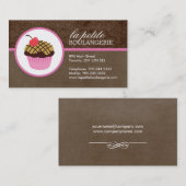 Cute Cupcake-Visitekaartjes Visitekaartje (Voorkant / Achterkant)