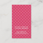 Cute Cupcake-Visitekaartjes Visitekaartje (Achterkant)