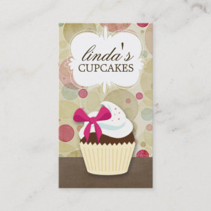 Cute Cupcake-Visitekaartjes Visitekaartje