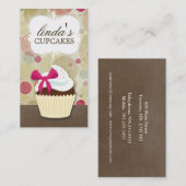 Cute Cupcake-Visitekaartjes Visitekaartje (Voorkant / Achterkant)