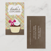 Cute Cupcake-Visitekaartjes Visitekaartje (Voorkant / Achterkant)