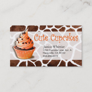 Cute Cupcakes: Confecties Fancy desserts Pastries Visitekaartje