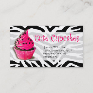 Cute Cupcakes: Confecties Fancy desserts Pastries Visitekaartje