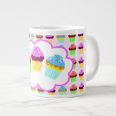 Cute Cupcakes Deluxe Pattern Grote Koffiekop (Voorkant rechts)