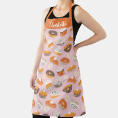 Cute cupcakes, donuts en taarten met naam schort (Insitu)