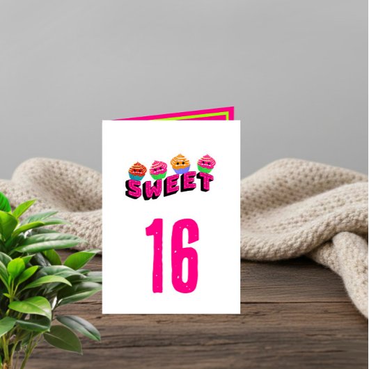 Cute cupcakes feestdagen kaart