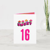 Cute cupcakes feestdagen kaart (Voorkant)