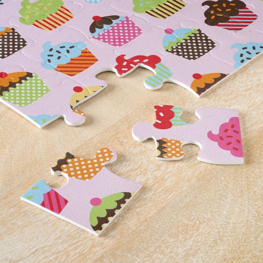Cute Cupcakes Legpuzzel (Zijkant)