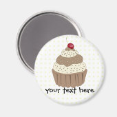 Cute Cupcakes Magneet (Voorkant / Achterkant)