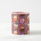 Cute cupcakes patroon mok (Midden)