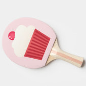 Cute Cupcakes patroon Tafeltennisbatje (Zijkant)