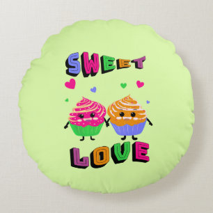 Cute cupcakes rond kussen