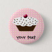 Cute Cupcakes Ronde Button 5,7 Cm (Voorkant)