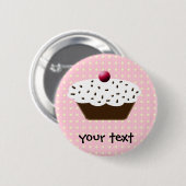 Cute Cupcakes Ronde Button 5,7 Cm (Voorkant /achterkant)