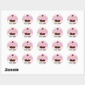 Cute Cupcakes Ronde Sticker (Vel)