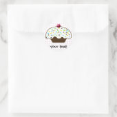 Cute Cupcakes Ronde Sticker (Tas)