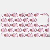 Cute Cupcakes roze en wit Case-Mate iPhone Case (Achterkant (horizontaal))