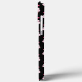 Cute Cupcakes roze en zwart Case-Mate iPhone Case (Achterkant / Links)