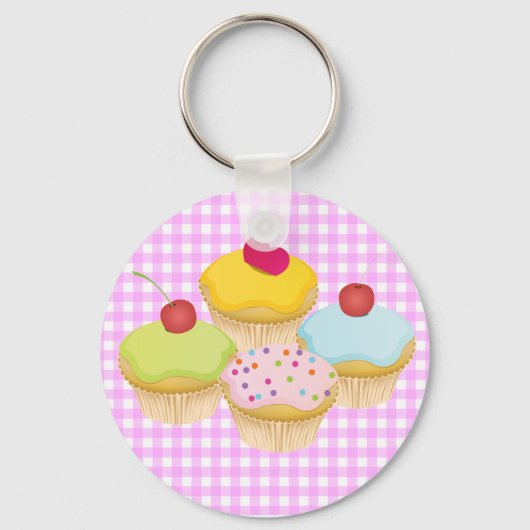 Cute Cupcakes Sleutelhanger (Voorkant)