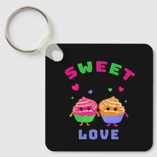 Cute cupcakes sleutelhanger