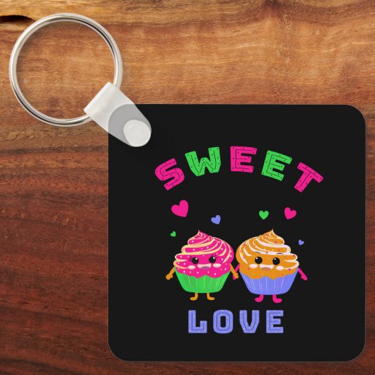 Cute cupcakes sleutelhanger (Voorkant)