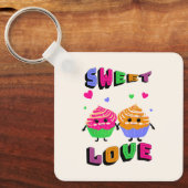 Cute cupcakes sleutelhanger (Voorkant)