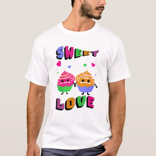 Cute cupcakes t-shirt (Voorkant)