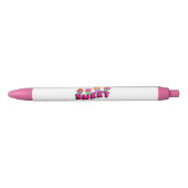 Cute cupcakes zwarte inkt pen (Voorkant)