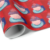 Cute Cupcke Cadeaupapier (Rol Hoek)