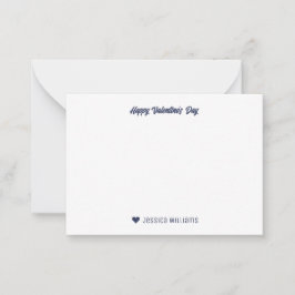 Cute Cupid Boog Pijl Hart Patroon Valentijnsdag Notitiekaartje