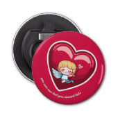 Cute Cupid Button Flesopener (Voorkant)