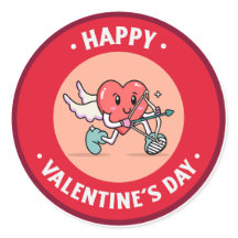 Cute Cupid Gelukkig Valentijnsdag Cadeau Envelope