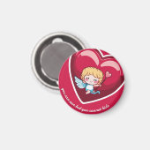 Cute Cupid Magneet (Voorkant / Achterkant)