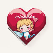 Cute Cupid Notitieboek (Voorkant)