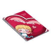 Cute Cupid Notitieboek (Rechterzijde)