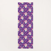 Cute Cupid Pig Whit Heart Patroon Yogamat (Achterkant)