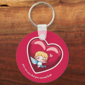 Cute Cupid Sleutelhanger (Voorkant)